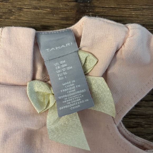 NWOT Tahari Girls 2-Piece Dress with Leggings Set - Picture 4 of 9